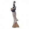 Figurine Africaine en Résine Noire 29 * 5 * 8cm Figure Africaine