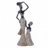 Figurine Africaine en Résine Noire 32 * 6 * 13cm Figurine Africaine