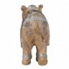 Figurine d'éléphant en résine brune 16 * 8 * 18cm Figurine d'éléphant