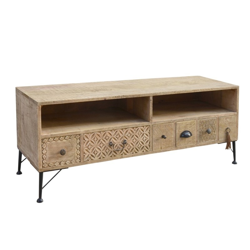 Meuble TV marron bois flotté 50*41*131cm