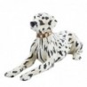 Figurine de chien dalmatien blanc en résine 16 * 14 * 37cm figurine de chien