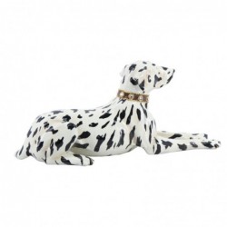 Figurine de chien dalmatien blanc en résine 16 * 14 * 37cm figurine de chien