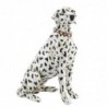 Figurine de chien dalmatien en résine blanche Figurine de chien 39 * 18 * 27cm