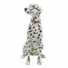 Figurine de chien dalmatien en résine blanche Figurine de chien 39 * 18 * 27cm