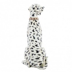 Figurine de chien dalmatien en résine blanche Figurine de chien 39 * 18 * 27cm