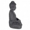 Figure de Bouddha en résine grise 41 * 21 * 30cm Figure de Bouddha