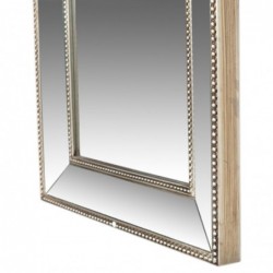 Miroir en résine argentée 164*5*44cm