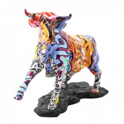 Figurine animale multicolore en résine 21 * 12 * 27cm