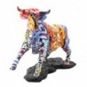 Figurine animale multicolore en résine 21 * 12 * 27cm