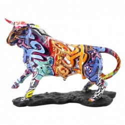 Figurine animale multicolore en résine 21 * 12 * 27cm