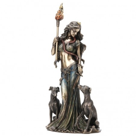 By SIGRIS Greek Goddess Figure Résine Grey Gris Devenir 33x12x15cm Figure de bronze Figurines décoratives Décoration originale