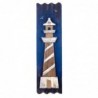 By SIGRIS Phare d'ornement Phare Bleu Bleu Bois 74x3x20cm Pendentif Appliquer Wall Ornements nautiques