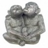 Figure Singe Résine Orangutan Silver 19x12x20CM Singe Figure Figure Figure Pour Jardin