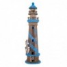 By SIGRIS Phare de ornement Mar Marin Wood 51x14x14cm Figure Marinera