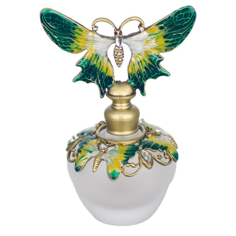 By SIGRIS Bouteille de parfum vert vert 10x5x7cm miniature