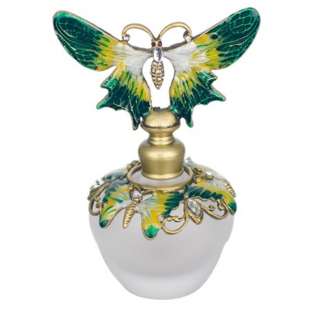 By SIGRIS Bouteille de parfum vert vert 10x5x7cm miniature