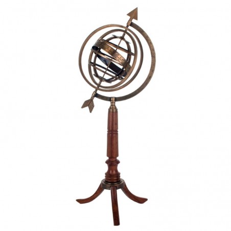 By SIGRIS Sphère Armillary Golden Golden 59 * 20 * 20cm Figure