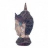 By SIGRIS Figure Teil Bouddha gris résine 32 * 14 * 15 cm Figure Bouddha