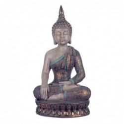 By SIGRIS Figure Sitdha Figure de Bouddha 26 * 11 * 14cm Bouddha Figure