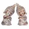 By SIGRIS Figure Figure de Buddha Grey Résine Gris 17 * 7 * 9cm