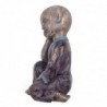 By SIGRIS Figure de Bouddha assise Résine grise 17 * 32 * 33cm Figure Bouddha