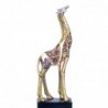 By SIGRIS Figure Résine Girafe Golden 45x8x16cm Figure Animal Figurine Accueil Décoration Décoration