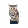 By SIGRIS Figure Résine Owl Golden Résine 19x8x11CM Figure de la décoration de la maison Décoration de la maison pour jardin