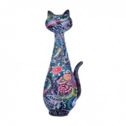 By SIGRIS Figure Figure Cat Noir Figure Cat Figure Cat Figure à la maison Décoration de la maison pour jardin