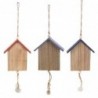 Ornement marin 3 unités Bois multicolore | Pendentif Appliquer des ornements nautiques muraux 23x3x11cm