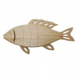 Poisson brun en bois |...