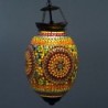 Lampe de plafond marocain Verre en verre multicolore | Lampe de toit Lampe Night Mesh Lampes Morocha 30x25x25cm