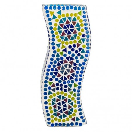 Verre marocaine en verre multicolore | Lampe de bureau Lampe Night Mesh Lampes MaROCI 26X10X10CM