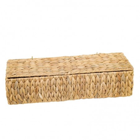 Serviette 4 trous Brown Palm et herbe marine | NAPKIN BOX PORTARESVILLETS 10X15X40CM