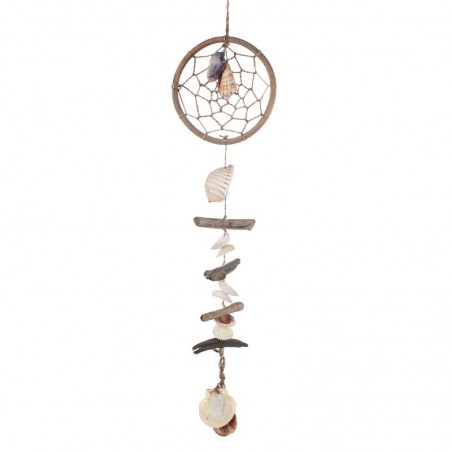 Pendentif Dracking Wood Brown | Pendentif Appliquer des ornements nautiques muraux 55x9x15cm