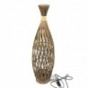 Lampe brun en bois | Lampe de lampe de pied Morocha 90x25x25cm