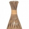 Lampe brun en bois | Lampe de lampe de pied Morocha 90x25x25cm