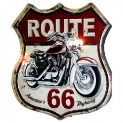 Route rouge 66 Plaque...