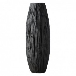 Vase de résine décorative noire | Vase Vase Vase Céramique décorative Céramique 46x16x16cm