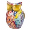 Figure Résine multicolore Owl | Figure décorative Figures décoratives Salon 19x12x13cm