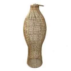 Lampe brun en bois | Lampe...