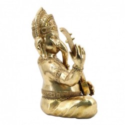 Golden Bouddha figure de résine | Figure de Buddha Figure décorative Salon de décoration 29x14x2222cm