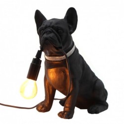 Lampe Bulldog French Resine...