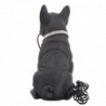 Lampe Bulldog French Resine Black | Lampe de lampe de pied Table de soirée Morocci Lampes 29x15x25cm