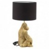 lampe en forme d'or orangutan | Lampe de lampe de pied Table de soirée Lampes Morochan 45x24x24cm