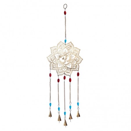 Ornement Flower Life Cascbles Brown | Mandalas décoratifs pendentif Mandalas décoratifs mur 70x2x20cm