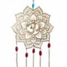 Ornement Flower Life Cascbles Brown | Mandalas décoratifs pendentif Mandalas décoratifs mur 70x2x20cm