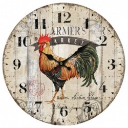 Wall Wall Rooster Orange de...