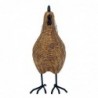 Figure Gallo Brown Resin | GALLINA Figure Resin Figures pour la décoration de figurines de jardin 27x11x25cm