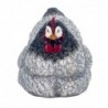 Figure Grey Resin Gallina | GALLINA Figure Resin Figures pour la décoration de figurines de jardin 14x13x23cm