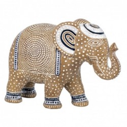 Figure Elephant Brown Resin...